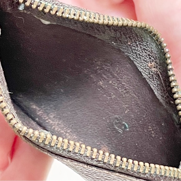 Louis Vuitton brown monogram canvas small keychain zip pouch - Picture 9 of 11